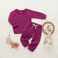 thumbnail image 4 of LSLJS Newborn Toddle Baby Kid Boys Girls Pullover Tops+Pants Set Outfits Clothes, Kid, 4 of 9
