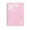 Pink, variant on Qholemyo A5 Horizontal Thickened Spiral Notebook Excerpt with Colorful Plastic Cover, Student Notebook (Quality Paper)