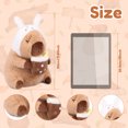thumbnail image 3 of Jokapy Capybara Plush Toy, 12" Soft Stuffed Animal, for all ages, White, 3 of 10