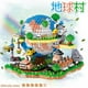 thumbnail image 4 of MOC City 5452 piezas Global Village Mini Size Building Blocks Sets DIY Creative Earth Planet Diamond Bricks Juguetes para niños Regalos, 4 of 5