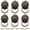 Lion Head Knobs, variant on 6Pcs Antique Brass Ring Pulls Vintage Cabinet Small Ring Pulls Knobs Handles for Drawer Closet Cupboard