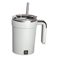 thumbnail image 2 of Taza de café con agitación magnética automática, de acero inoxidable, para té, multiusos, 380 ml Blanco, 2 of 9