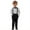 N95-White, variant on RMGVDSD Toddler Baby Boys Clothes Suits Long Sleeve Bowtie Formal Dress Shirts + Suspenders Pants 4Pcs Gentleman Outfits Set 2-3 Years