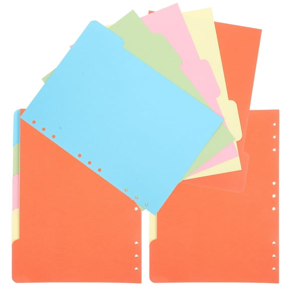EXHUMKY 15Ud Separadores De Páginas Para Cuaderno Con Pestañas Coloridas Y Acabado Premium