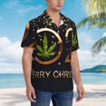 thumbnail image 3 of Fotbe 2025 And Merry Christmas Camisa Hawaiana para Hombre Unisex – Camisa Casual de Verano con Botones de Manga Corta de Algodón y Lino,XX-Large, 3 of 7