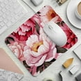 thumbnail image 2 of Peony Gaming Mouse Pad Desk Mat, Square 8.3x9.8 Inch Non-Slip Rubber Bottom Printed Design for Office and Gaming, 2 of 6