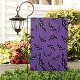 thumbnail image 3 of Purple Halloween Black Bats Fall Garden Flags 12.5"x18" Double Side,Small Yard Flags for Outside,Outdoor Fall Decor,Autumn Funny Garden Flag Yard Decoration, 3 of 4