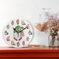 thumbnail image 3 of Dreamtimes School Gnomes Wall Clock, 10 Inch Silent Non Ticking Round Clock Oil Painting Clock Easy to Read Clock for Living Room Bedroom Bathroom Home Decor, 3 of 7