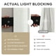 thumbnail image 5 of Cortinas Joydeco 2 Paneles 107x107 cm Blackout Térmicas Blancas, 5 of 9
