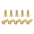 thumbnail image 1 of Unique Bargains M3x8mm Brass Machine Screws, Phillips Pan Head Fastener Bolts 16Pack, 1 of 5