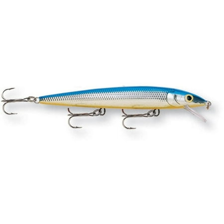UPC: 0022677001661 | Rapala Husky Jerk 14 Fishing Lure 5.5 5/8oz Silver Blue