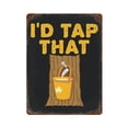 thumbnail image 1 of 8x12 Inch Funny Maple Syrup Tree I D Tap Tin Metal Decorative Wall Paintings - Vintage Artwork for Home Decor, 1 of 9
