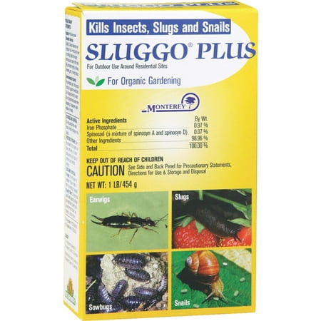 Monterey Sluggo Plus Snail & Slug Killer; 1 Pound
