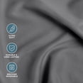 thumbnail image 6 of Bare Home 7-Piece Bed-in-a-Bag - Queen, Black with Grey Sheet Set, 6 of 10