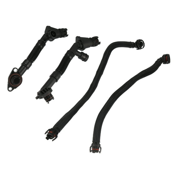 Crankcase Vent Pipe Kit Replace 11157575640 11157575641 11157646086 11157646087 for BMW 550i 650i 750i 750Li B7