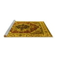 thumbnail image 2 of Ahgly Company Machine Washable Indoor Rectangle Persian Yellow Traditional Area Rugs, 2' x 3', 2 of 4