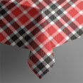 thumbnail image 5 of Red Black White Checkerboard Checkered Pattern Square Tablecloth,Waterproof Square Table Cover,Wipeable Spillproof Washable Table Cover for Home Kitchen Party Decor 52"x52"(132x132cm), 5 of 6