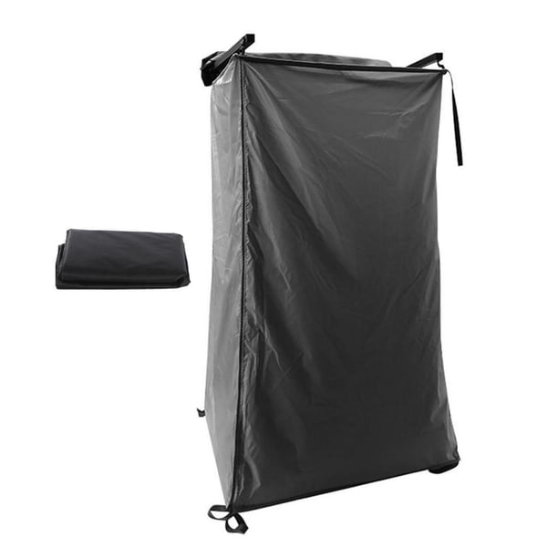 Tienda de ducha lateral para vehículos, ducha portátil, vestidor, refugio de privacidad para remolques, furgonetas, SUV, camiones y automóviles. Negro