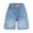 1-Blue534, variant on Whouriu Big Girls Soft Straight Denim Shorts Lightweight Jean Shorts with Star Patches