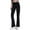Black, variant on Women Height Waist Flare Leg Pants Quick Dry Tight Slimming Fitness Yoga Pants