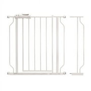 Evenflo Easy Walk Thru Baby Child and Pet Safety Doorway & Stairs Gate, White