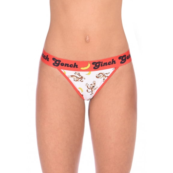 Ginch Gonch Womens Thong in White
