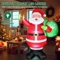 thumbnail image 2 of Papá Noel inflable navideño de 8 pies con luces LED para exteriores, 2 of 7