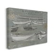 thumbnail image 3 of Stupell Shipping & Craft Various Boats Diagram Transportation Painting Gallery Wrapped Canvas Print Wall Art, 3 of 5
