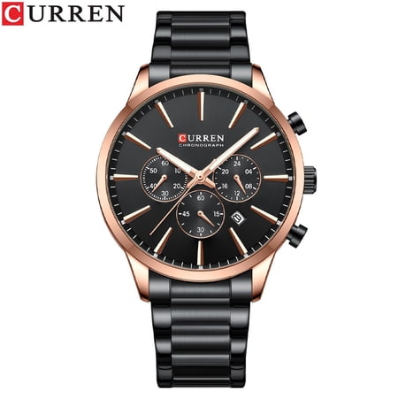 CURREN Brand Original Fashion Quartz Watch for Men Chronograph Calendar Men's Wristwatch Stainless Steel Business Dress Clock