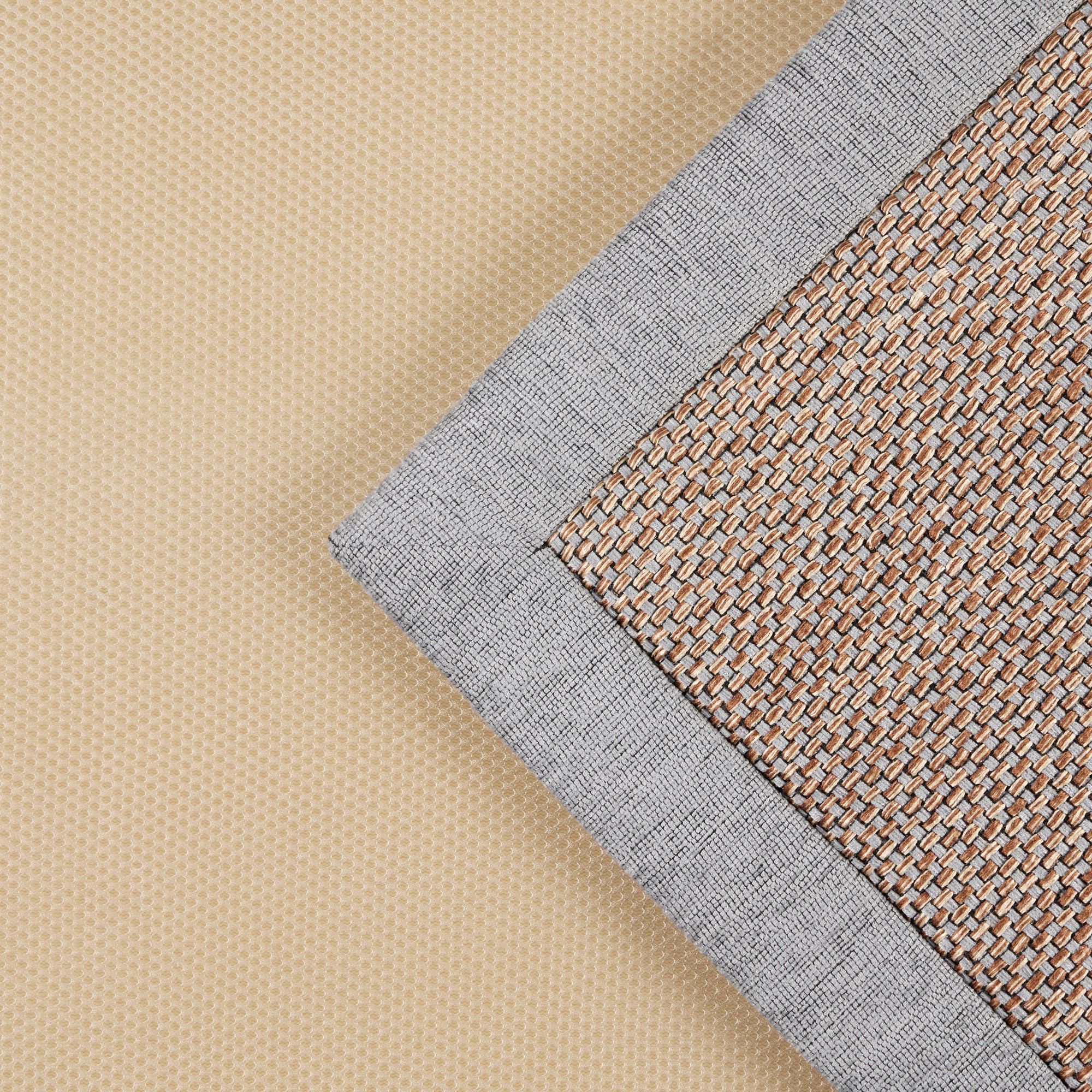 Brookstone Gentle Step Decorative Modern Textured Accent Rug, Grey, 20"x50"