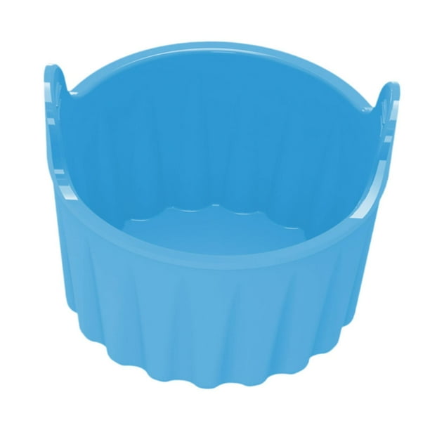 Molde de silicona para preparar deliciosos cupcakes y muffins en freidoras de aire azul