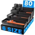 thumbnail image 1 of Caja organizadora A-lugei, tamaño 6, 80 piezas, con capacidad para más de 100 herramientas, 1 of 7