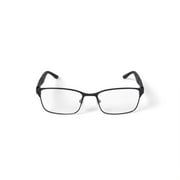 OCTO180 Mens Respect Browline Prescription Eyeglasses with Case, Gray