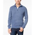 thumbnail image 1 of Weatherproof Mens Heathered Knit Sweater, Blue, XX-Large, 1 of 1