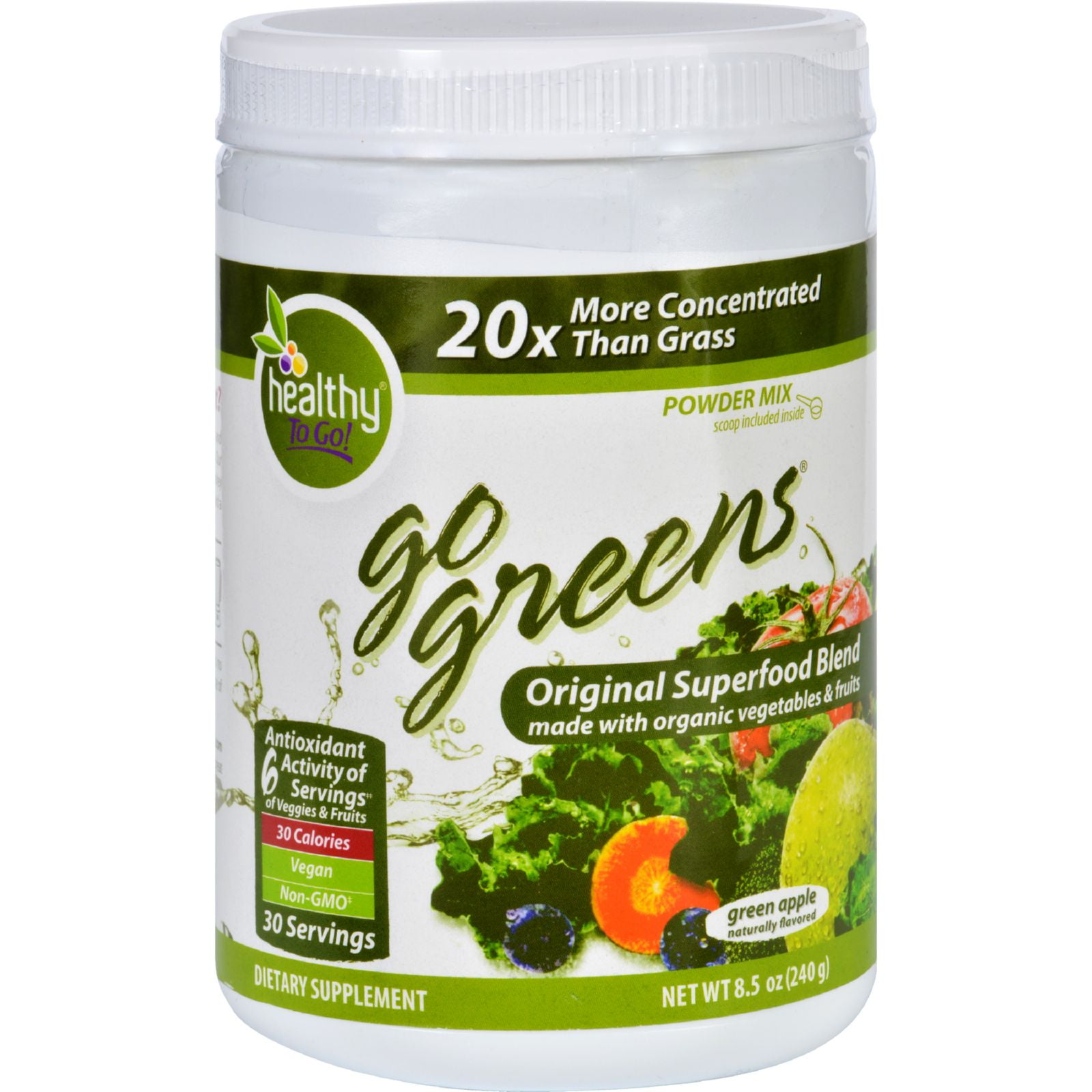 To Go Brands Inc Superfood Blend Go Greens Powder Mix Original
