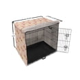 thumbnail image 6 of Flamingo Dog Crate Cover, Tropical Palm Leaves Long Animal Print, Easy to Use Pet Kennel Cover Small Dogs Puppies Kittens, 7 Sizes, Yellow Pink, by Ambesonne, 6 of 6