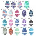 thumbnail image 3 of GYRATEDREAM Girls Tankini Two Pieces Swimsuits Hawaiian Beach Sport Bathing Suit Set for Kids, Pattern#A15 13-14 Years, 3 of 7