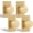 Brushed Brass, variant on 2 Pack Gold Dummy Door Knob Interior,Satin Brass Bifold and Closet Door Knobs Inactive Dummy Door Handles