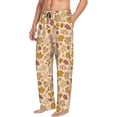 thumbnail image 6 of Honiee Fall Leaves for men - a sleek fusion of Straight Pajama Pants, versatile Lounge Pants, and cozy Sleepwear, all rolled into one-Small, 6 of 6