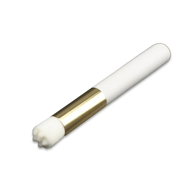 Guardurnaity Cepillo de limpieza, cepillo para espinillas, Kit ligero, herramienta para quitar extensiones de pestañas, cómodo de usar, accesorios de Aseo de mascotas Cabeza de flor blanca Guardurnaity PT003569-02