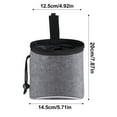 thumbnail image 2 of Dog Treat Training Pouch Pet Kibble Treat Snack Bag Portable Puppy Bait Reward Pouch Pet Training Waist Bag Dog Treat Carrier Holder Food Storage Container Pocket(5.7"×7.9",Blue), 2 of 2