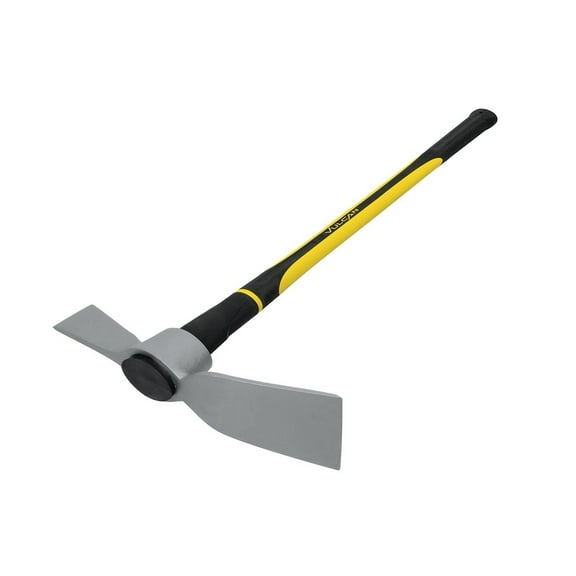 Truper Cutter Mattock Pick Axe - Pickaxe 5 Lb Steelhead with 36-Inch Fiberglass Handle - Pick Axes for Digging - 31638