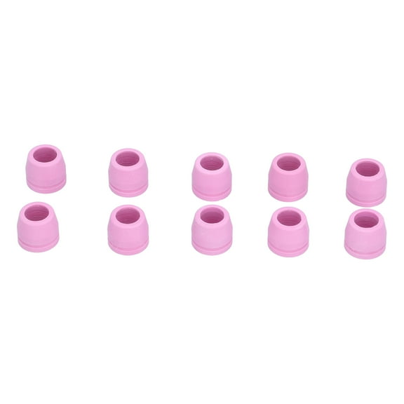 10Pcs Ag‑60F Plasma Cutter Shield Cups Durable Ceramic Plasma Cutter Non Touch Nozzles