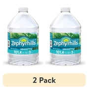 (2 pack) Zephyrhills Florida Spring Water, 3 Liter, Single Plastic Jug