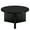 Black, variant on Evelyn&Zoe Anders 32" Wide Round Coffee Table, Black Grain