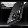 thumbnail image 4 of JETech Case for iPhone 15 Pro Max 6.7-Inch Compatible with MagSafe, Heavy Duty Dual-Layer Rugged Protection, Shockproof Protective Tough Phone Magnetic Cover (Black), 4 of 6