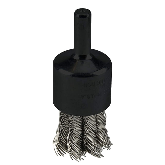 Cepillo con extremo de alambre Weiler 10029, 3/4 nudos, acero inoxidable