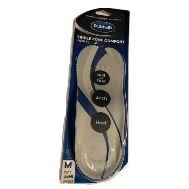 Dr. Scholl’s Triple Zone Insoles (Men's 812, Women's 610) // Comfort