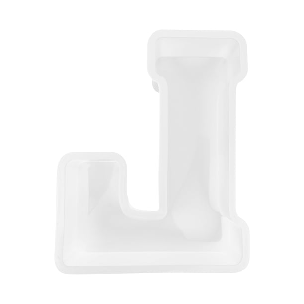 Alfabeto grande Molde de resina epoxi Letra inglesa Molde de silicona Letra del alfabeto 3D Wmkox8yii hjk5139