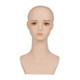 thumbnail image 4 of Cabeza de maniquí de mujer calva, soporte de exhibición de peluca profesional para hacer gorras, sombreros y pelucas estilo A, 4 of 8